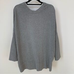 Vetta Gray 100% Organic Cotton Sweater Size L